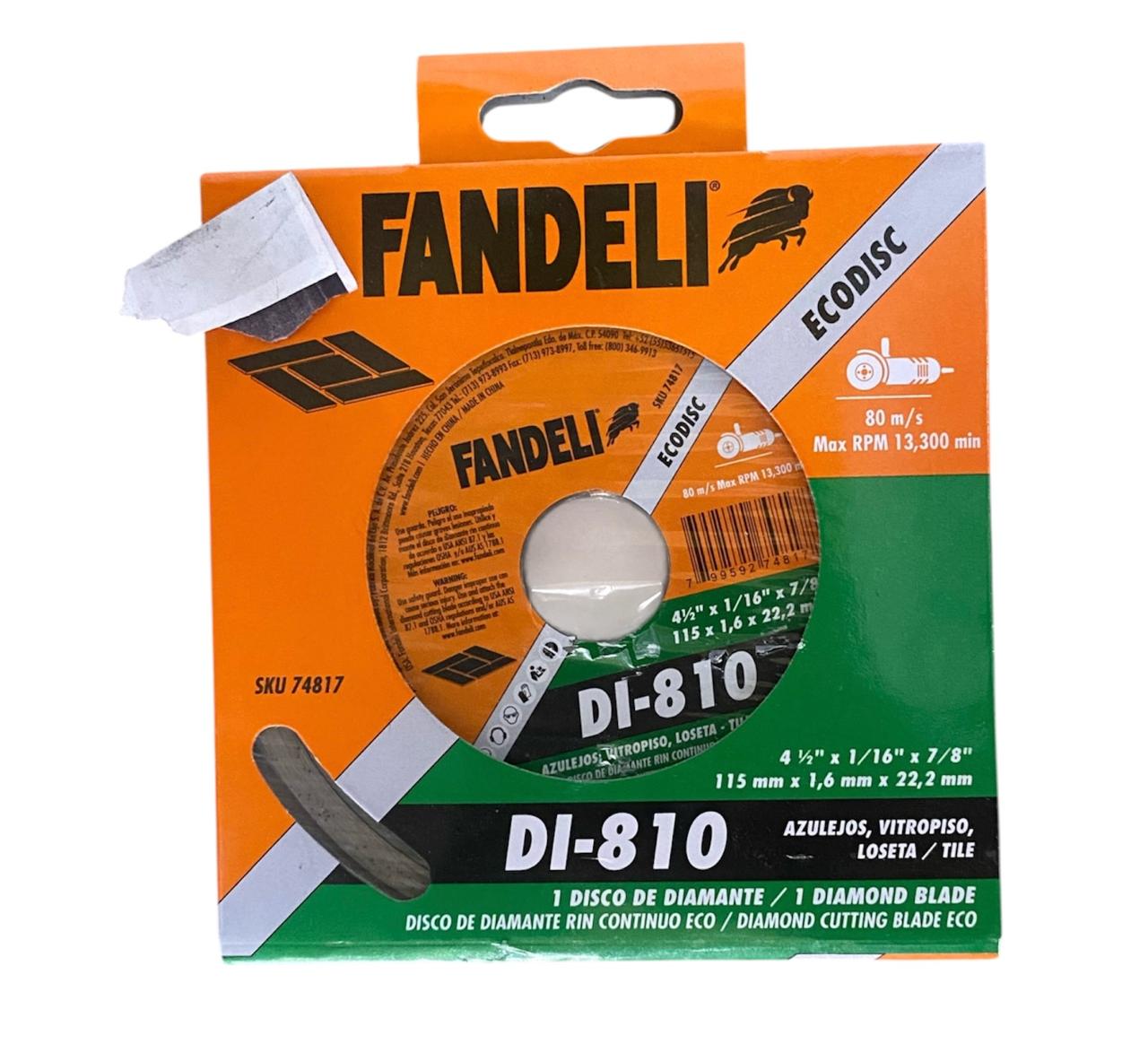 Disco De Diamante Continuo 4 1/2